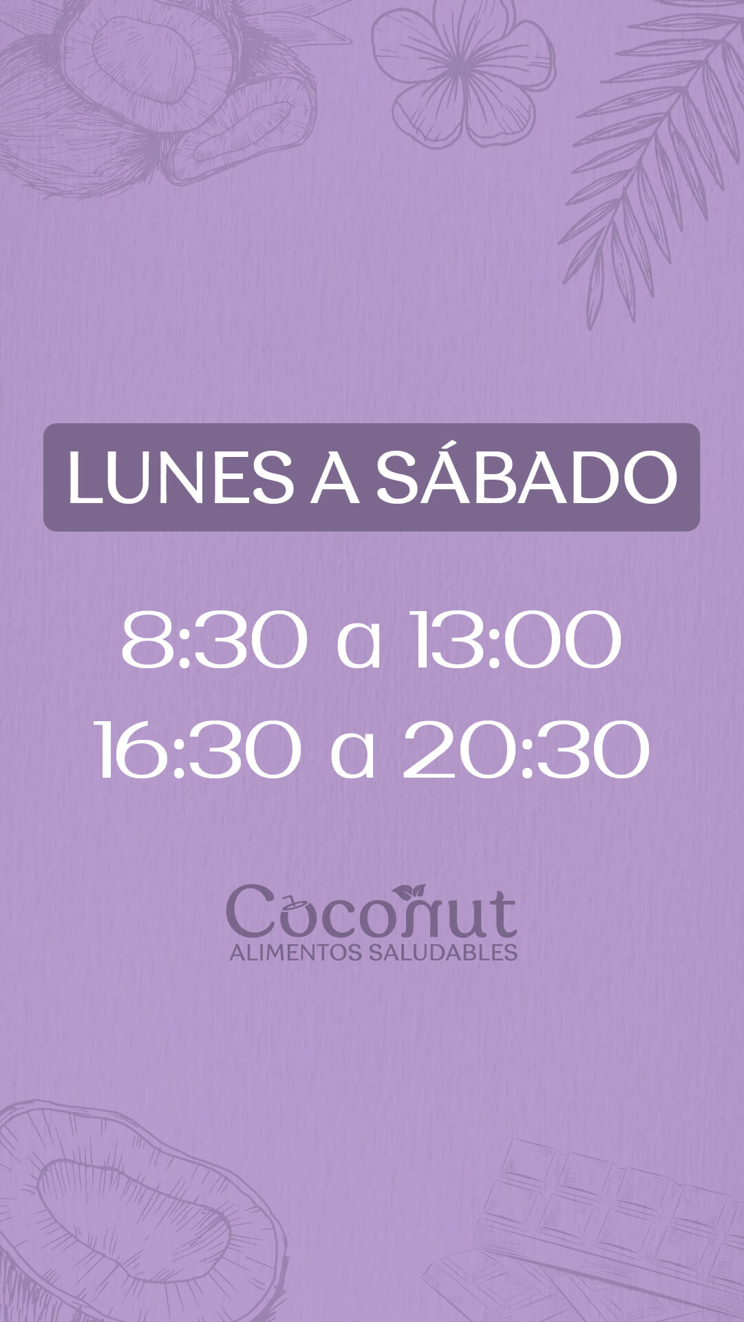 Horarios de atención de Coconut